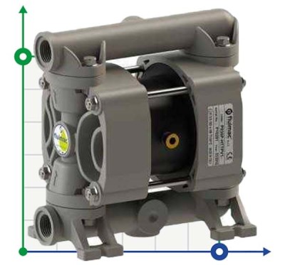 PHOENIX P30 PP SANTOPRENE+PTFE ATEX пневматический мембранный насос