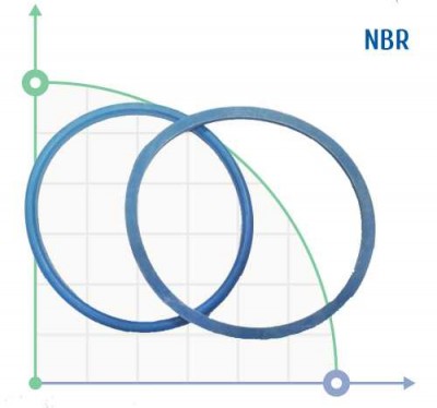 Bague d'étanchéité DIN 11851 NBR DICHTRING G90 art. 19354090