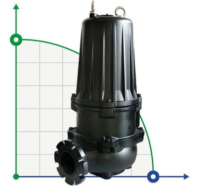 Submersible pump Dreno ATH 100-2 / 400 with centrifugal two-channel impeller