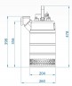 Дренажный насос Dreno Kappa K120.2.50 T с переключателем