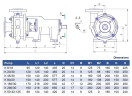 Centrifugal pump K90/20, 7.5kW, 3000, without motor