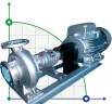 Unité de pompe pour huile thermique ВTKF-K 80-250, 75 kW (3000)