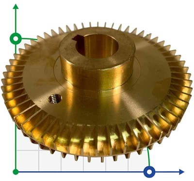 Roue pour pompe à huile vortex WM-30 laiton