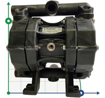 Pneumatic Diaphragm Pump PHOENIX 50-PVDF 1/2, P50-KHTTKV1