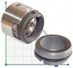 Торцевое уплотнение вала R-H75 50, SS/CAR, VITON, 304, G9
