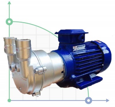 2BV2070, AISI 304 Vakuumpumpe Edelstahle für Chemie