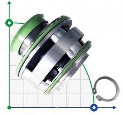 Gleitringdichtung FLYGT R-FL.XE 20, TC/TC/TC/TC, VITON, 304/All