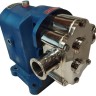 Lobe pump JKLB 150L 1 1/2 inch, 1.09 m3/h, AISI 316 for foodstuffs