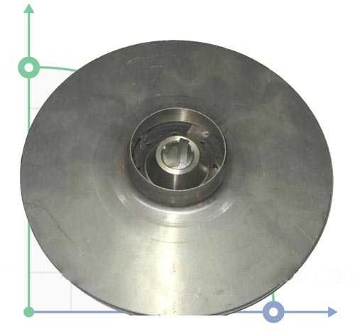 Impeller for the Ebara 3M 40-160/5,5 pump