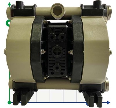 Pneumatic Diaphragm Pump PHOENIX 100-PP 3/4, P100-PHTTPTT