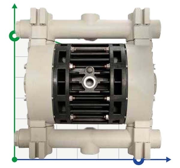 Пневматический мембранный насос BOXER 150 PP IB150-P-HTTPT--