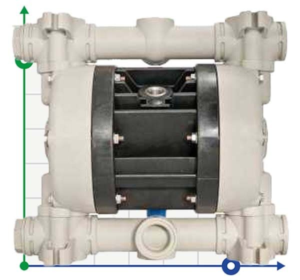 Пневматичний мембранний насос BOXER 81 PP IB81-P-HTTPVX-