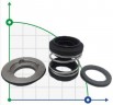 Uszczelnienie pompy Alfa Laval R-AL.LKHd 32, SIC/SIC/SIC/SIC, VITON, 316