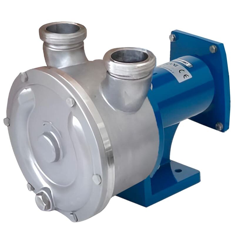 Vortexpumpe zum Fördern von Essig und Essigsäure LIVERANI MID 60 Inox 2, 350 l/min, AISI 316, für Hydraulikmotor