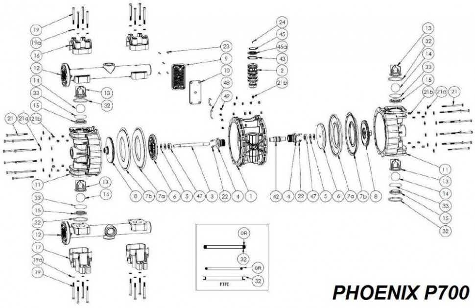 Кульове сідло, AL, PHOENIX P700