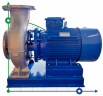 TKHW 250/360-75/4 (450/40), 75 kW, AISI 304, 1480 pozioma pompa ze stali nierdzewnej