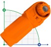 JC-CN12-WC-01, 250A, 1500V DC, złącze akumulatora 70mm², pomarańczowe