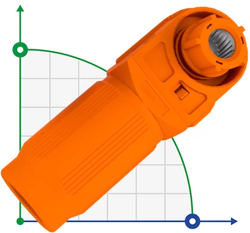 JC-CN12-WC-01, 250A, 1500V DC, złącze akumulatora 70mm², pomarańczowe