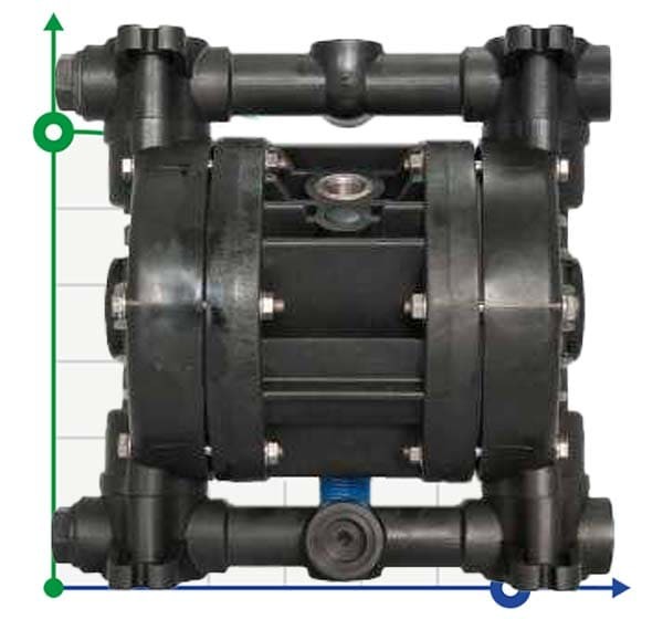 Пневматический мембранный насос BOXER 50 PVDF IB50-FCMTTFT--