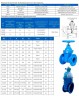 DN65 PN16 Задвижка с обрезиненным клином с редуктором 30ч539р чугунный корпус, seal:EPDM, ГОСТ