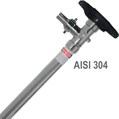 SS304+1500mm pump part (pipe) for barrel pump