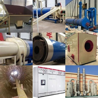 Línea de secado para vinazas de destilería 2.7-3.3 toneladas por hora del producto terminado DDGS