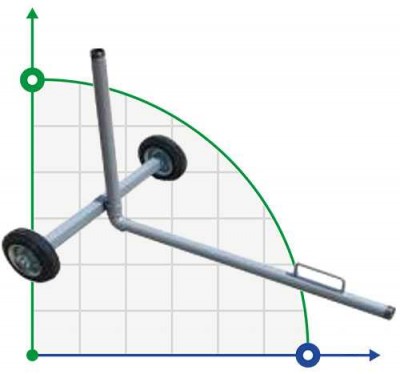 Trolley für Sprinkler 1 Zoll BSP