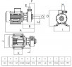 Насос пластиковый для кислот DiaPump PA2220 PP, 2,2 кВт, 3000 об/мин, 380В