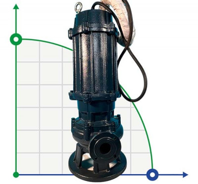 Погружний каналізаційний насос 100WQ65-15-5.5/4 для відкачки грунтових вод
