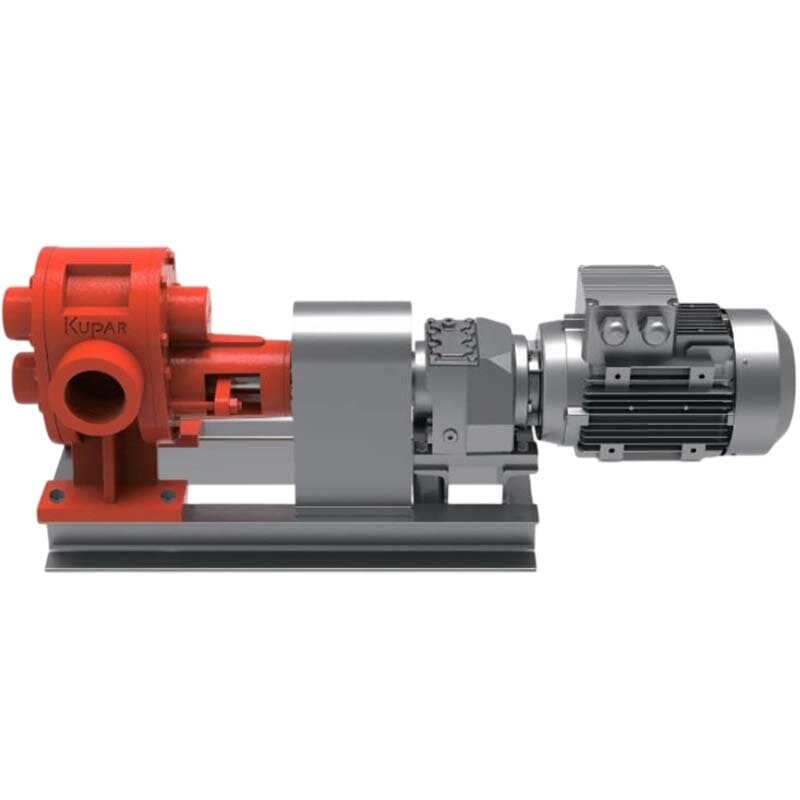 Pompe à engrenages Kupar Kupar KHP 3"-PD111 pour adhésif, 5,5 kW, 396 tr/min, avec motoréducteur