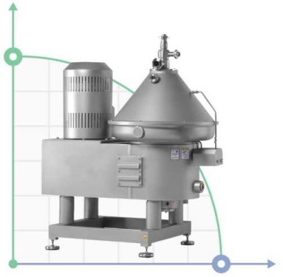 MAXCREAM 20T центрифуга для молоказавод