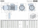 Горизонтальний багатоступеневий насос для холодильних систем EHX 3/8, 1,3 кВт, 4,8 м3/год, 90м, 220V/M, AISI 304 (EBARA MATRIX)