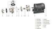 Перекачка биодизеля QHS-100-15, AISI 316, центробежный насос
