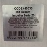 Rodete ROVER POMPE BE-M 14, BE-M 20 IP 55, N-14/20, MARINA 20/25, ROVER 20/25, DISPENSADOR BE-M 20/MARINA 20/25, COLOMBO 6/12/18, código 040035