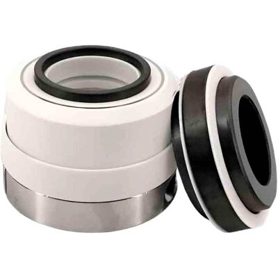 Joint d'étanchéité mécanique à soufflet en PTFE pour pompe R-WB2T 25, SiC/SiC, PTFE, 304