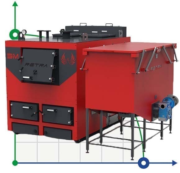 Brush boiler Retra -3М BIO, 450kW