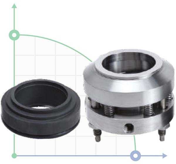 Торцеве ущільнення валу R-HG204 110, SIC/CAR, VITON, 316