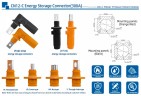 JC-CN12-SC-01-T, 250A ,1500V DC connector socket for energy storage systems through hole, orange