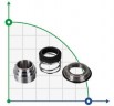 Механическое торцевое уплотнение Alfa Laval R-AL.LKHf 42, CAR/SIC, EPDM, 304