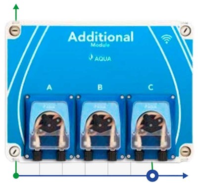 Додатковий модуль з трьома дозуючими насосами для додання поживних речовин, добрив з Wi-Fi