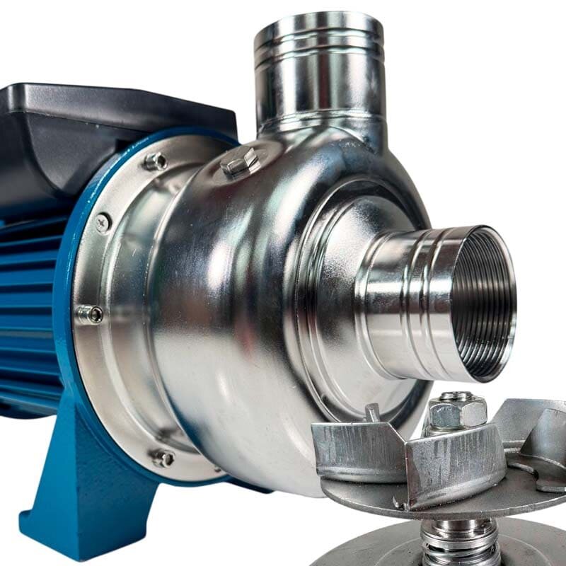 Sauerteig-Transferpumpe TS300, 2,2 kW, AISI 304, 380V/50Hz, 2900 U/min mit offenem Laufrad