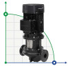 Pompe en ligne Grundfos TP 50-160/2 AFA-BQQE-GX1