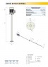 Agitador vertical resistente a la corrosión EH-1200-4 230V 3ph., 120cm PP