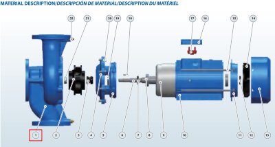 Pump case BT 50-310/2.2