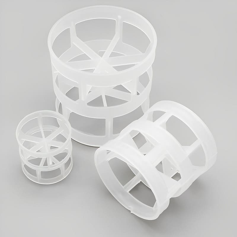 Plastic Pall Ring, PP, 50x50x1,5 mm