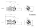 Pompe à entraînement magnétique DM 06 PP, VITON, 0,25 кВт, FITTING NPT