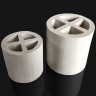 Keramische Trennringe, 80x80x8 mm, Ceramic Cross-Partition Ring