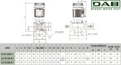 DAB KLP 50-1200/BQQE 1x230 50 циркуляционный насос, 60214740