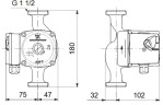 Umwälzpumpe Grundfos UPS 25-40 180