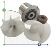 Impeller to the pumping part of the HP barrel pump